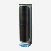 Wall-Mounted Punch-Free Garbage Bag Dispenser žalia