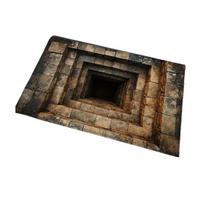 3D Skylės Grindų Kilimas Optinė Iliuzija Grindų Kilimėlis Realistiškas Dugno Neturintis Duobės Durų Kilimėlis Neslystantis Vonios Kilimėlis Svetainei Įėjimui B