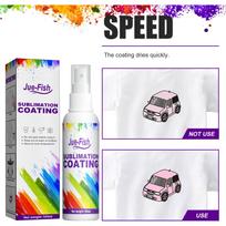 Sublimation Coating Spray T-Shirt Canvas Caps Sublimating Fast Pretreatment Cotton Fabric Clothes Sublimation Coating Liquid 100ml