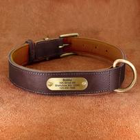Personalized Real Leather Dog Collar Leash Durable Pet Dogs Collars Walking Lead Rope Free Engraved for Small Medium Large Dogs XS