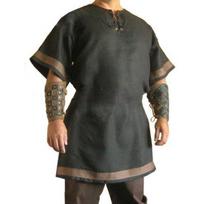 Yousheng Vikingų Warrior Kostiumas Viduramžių Vyriški Marškiniai Vikingų Riterio Apranga Senovinė Renesanso Šiaurės Piratų Tunika Marškiniai Cosplay Scenos Pasiruošimui XXL juoda