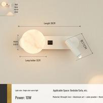 Adjustable LED Bedside Reading Wall Lamp