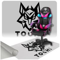 Protective mat for gaming chair, chair pad, gray, 140x100, 0.8