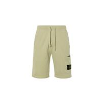 Stone Island Logo Drawstring Casual Shorts Men shorts Light-Green 801564651-V0091 S
