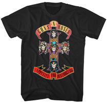 Guns N Roses Appetite for Destruction Mens T Shirt Music Classic Band Tee Black L