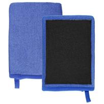 2Pcs Car Cleaning Glove Clay Mitt Non-Scratch Fiber Auto Detailing Mitt Wash Car Paint  Scratch Free Cleaning Clay Glove mėlyna