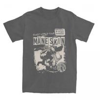 Men Italian Rock Band Maneskin Print T Shirts 100 Cotton Tees Summer ShortSleeve T Shirt Crew Neck Hip Hop Tshirt Large Size S