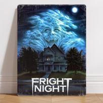 Personalizuotas aliuminio metalinis ženklas Fright Night filmo plakato ženklas 20x30cm（7.8x11.8inch） gray