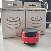 Mini Bone Conduction Speaker Vibration Stereo Audio Digital TWS Wireless Bluetooth Speakers Portable Metal Speaker Speaker raudona
