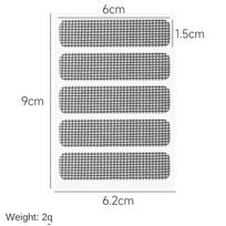10/50/100pcs Window Door Screen Patch Exhaust Grille Window Drain Hole Anti-mosquito Mesh Screen Invisible Repair Paste 10pcs