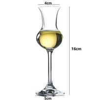 Crystal Whisky Wine Cup Goblet Nosing Glass Rum Liqueur Smell Tasting Glass Brandy Tulip Party Wedding Champagne Glasses 70ml