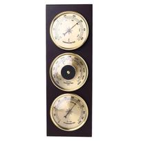 3-piece Weather Station Set Barometer Temperature Humidity Gauge for Home Office 1 auksas