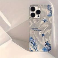 Kokoso Jūros Elementai Ir Jūrų Žvaigždės Skaidrus IMD Telefono Dėklas iPhone 17 Pro Max 16 15 14 13 12 11 8 7 Plus 16E 17E XS X XR Dangtelis iPhone X gray
