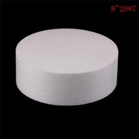 Apvalus polistirolo putplasčio tortas Dummy modeliuojantis Sugarcraft gėlių vestuvių dekoras