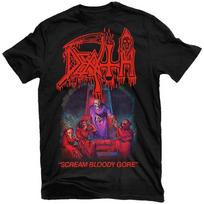 Vintage Death Scream Bloody Gore Heavy Cotton Black All Size Unisex Shirt AG476 Unisex T-Shirt XL
