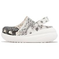 Crocs Classic Crush Bandana Mediniai klumpės Patogūs universalūs unisex klumpės Balti 208119-2ZM 43-44