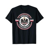 Vokietijos imperijos Reichsadler herbas vyriški marškinėliai S juoda