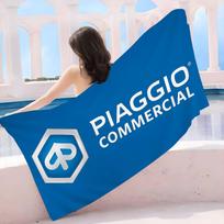 P-Piaggio Logo Bath Towel Microfiber Soft Water Absorbing Breathable For Girl Kids Decorative Cartoon Beach Towel W40*H60(CM)