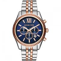 Michael Kors MK8412 Lexington Two Tone Blue 45mm ryškiai rožinė