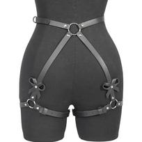 Women Fashion Belt Female Street Style  Leg Harness Belt Thigh Garter Gothic Casual Wild Decoration Belts Clothing Accessories gray