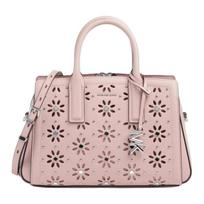 MICHAEL KORS Laila Hollow Flower Pattern Leather Handbag Small Women's Pink rožinė