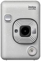 Fujifilm instax mini LiPlay Instant Stone White MINI HM1 STONE Camera/Smartphone Printer, (INS WHITE)
