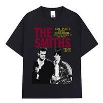 2026 New Model The Smiths Print Tshirt For Unisex Women Cotton Hip Hop 80s Rock Band Tshirt Short Sleeve T Shirt Streetwear Tees M