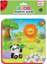 Minkšta magnetinė dėlionė su liūtu ir panda - Roter Kafer