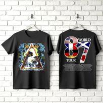 Def Leppard Hysteria World Tour 1987 Men's T Shirt XXXXL