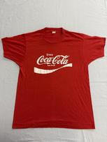 Vintage Enjoy Coca Cola Logo T-shirt - 80s Cracked Print L L