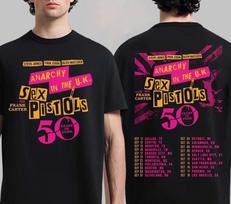 Sex Pistols Anarchy In The UK 50 Years Of Punk 2026 North America Tour T shirt Unisex T-Shirt S