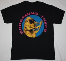 VTG SCREAMING TREES Band Short Sleeve Black All Size T-Shirt BT723 L