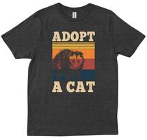 Adopt A Cat Retro Vintage Funny Pet Opossum Gift Joke T-shirt S