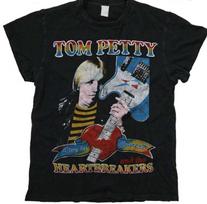 Tom Petty - The Heartbreakers Guitar Black All Size Gift Men's Tee FA1322 L gray