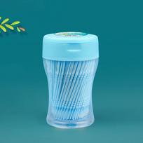 200Pcs Double Head Dental Floss Interdental Toothpick Brush With Box Plastic Teeth Stick Oral Care Toothpicks Floss Pick mėlyna