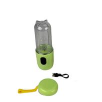 USB Rechargeable Auto Juicing Cup Portable Fruit Extractor Cup Electric Fruit Juicer  Summer žalia