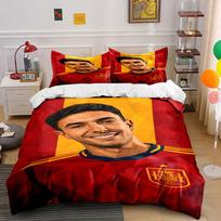 Smiling man, Spain logo. Bedding sets Duvet cover sets Duvet covers Pillowcases(1*Duvet Cover 2*Pillowcases without duvet insert) 135x200cm