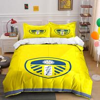 Geltonas Leeds United logotipas. Patalynės komplektai Antklodžių užvalkalų komplektai Antklodžių užvalkalai Pagalvės užvalkalai(1*Antklodės užvalkalas 2*Pagalvių užvalkalai be antklodės įdaro) 135x200cm