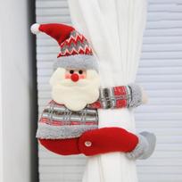 Kalėdinės užuolaidos sagtis Kalėdų namų dekoracijos Kalėdų Senelis Sonwman Langų papuošalai Dekoravimo reikmenys Festivalio Vaikų Dovanos