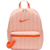 Nike JDI 11L Brand Print Furry Polyester Mini Backpack Kids backpack Orange IO1530-800 Orange