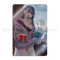 graphic from the dangers in my heart boku no kokoro quote Metal Plaque Poster Rusty Party Wall Decor Wall Cave Tin Sign Poster 20x30cm（7.8x11.8inch）