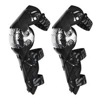 Motorcycle Knee Pads Anti-Fall Motocross Racing Riding Protective Gear Outdoor Sport Equipment Knee Elbow Guards Windproof E-18 Black