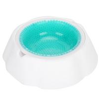 Internal Cold Retaining Filler Frozen Pet Feeder Round Shape Chilled Cat Dish  Cat & Dog Feed Cooling Pet Bowl