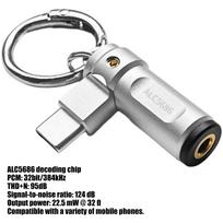 Portable 3.5mm to USB C Adapter Connector Alloy Housing Universal Compatibility for Music Players Gaming Consoles