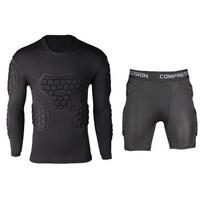 New Football Soccer Goalkeeper Training Pants Goalie Jerseys Kit Clothing Knee Elbow Padded All-round Alveolate Protector Gear S