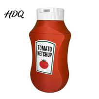 Durable PLA Jar Holder Bottle Can Holder Tomato Ketchup Shape 3D Printed Crack-resistant Beverage for Kitchen Bar Party Decor Shaped Cup Cover