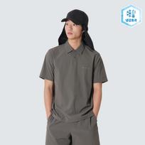 [Snowpeak] Lightweight CORDURA Polo Short Sleeve T-shirt Dark Khaki (S26MMPPS04) 95(M)