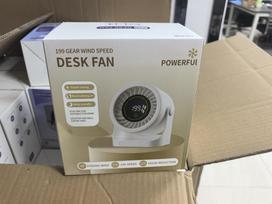 199 Speed Adjustable Desktop Circulation Fan Turbo Vortex Cooling Fan Wide Angle Quiet Desk Air Cooler For Home Office Bedroom balta