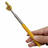 5pcs Stainless Steel Teaching Pointer Stretchable Finger Reading Stick  School Office auksas