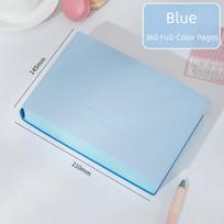 Ribbon Bookmark Color Thick Notebook Color Pages Journal Notebook New Writing Notebook mėlyna